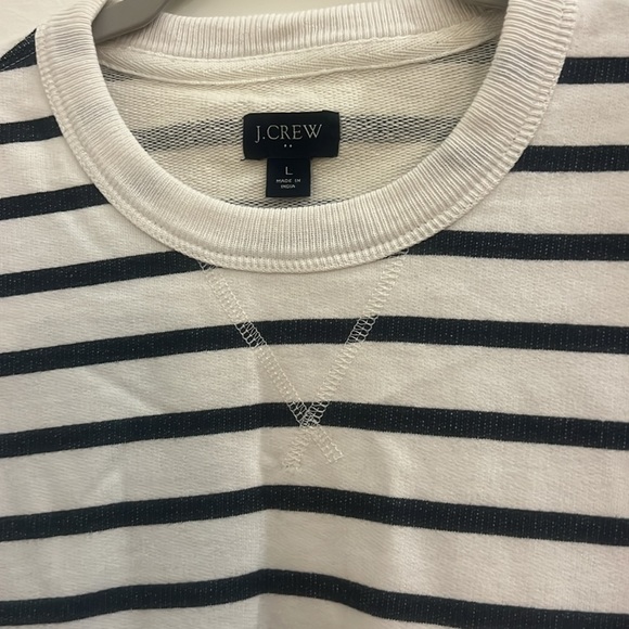 Jcrew men’s striped crewneck sweatshirt - Picture 2 of 3